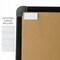 BAZIC CLASSIQUE Cork Framed Magnetic Dry Erase Board 17" X 23"